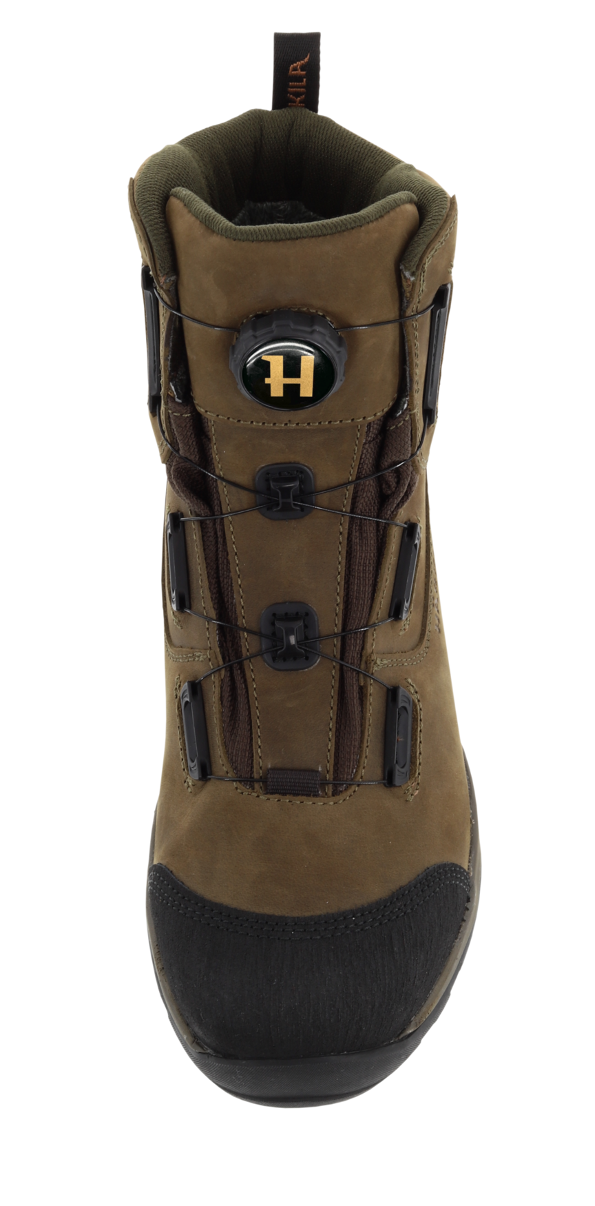Bocanci Harkila Reidmar Mid 2.0 GTX, din piele, impermeabili, sireturi rapide, Willow Green