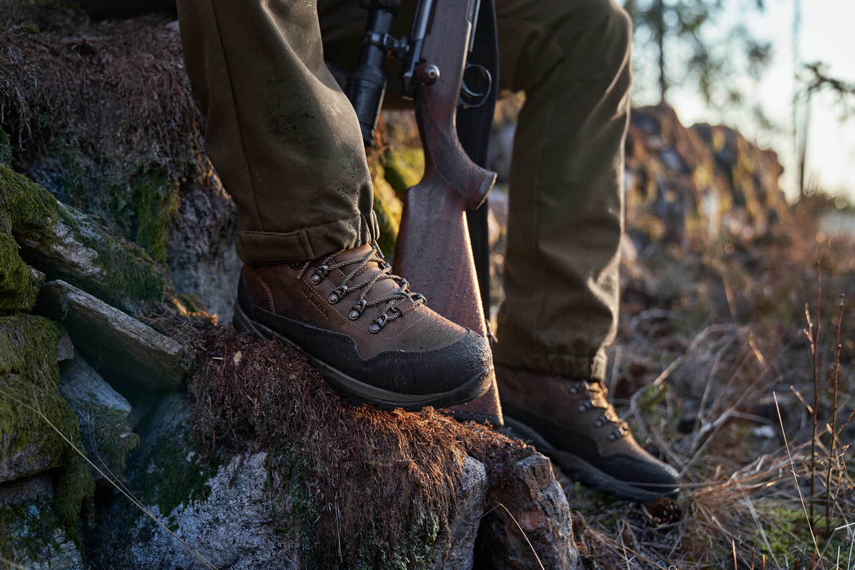 Bocanci Harkila Pro Hunter Ledge 2.0, Gore-Tex, impermeabili, Chocolate brown