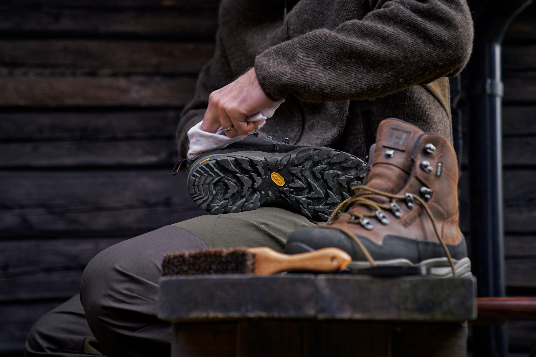 Bocanci Harkila Pro Hunter Ledge 2.0, Gore-Tex, impermeabili, Chocolate brown