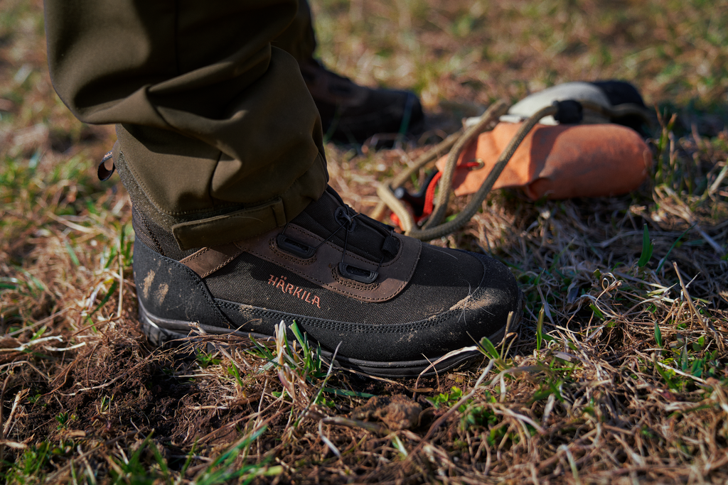 Bocanci Harkila Atammik, Gore-Tex, impermeabili, sireturi rapide, Dark brown