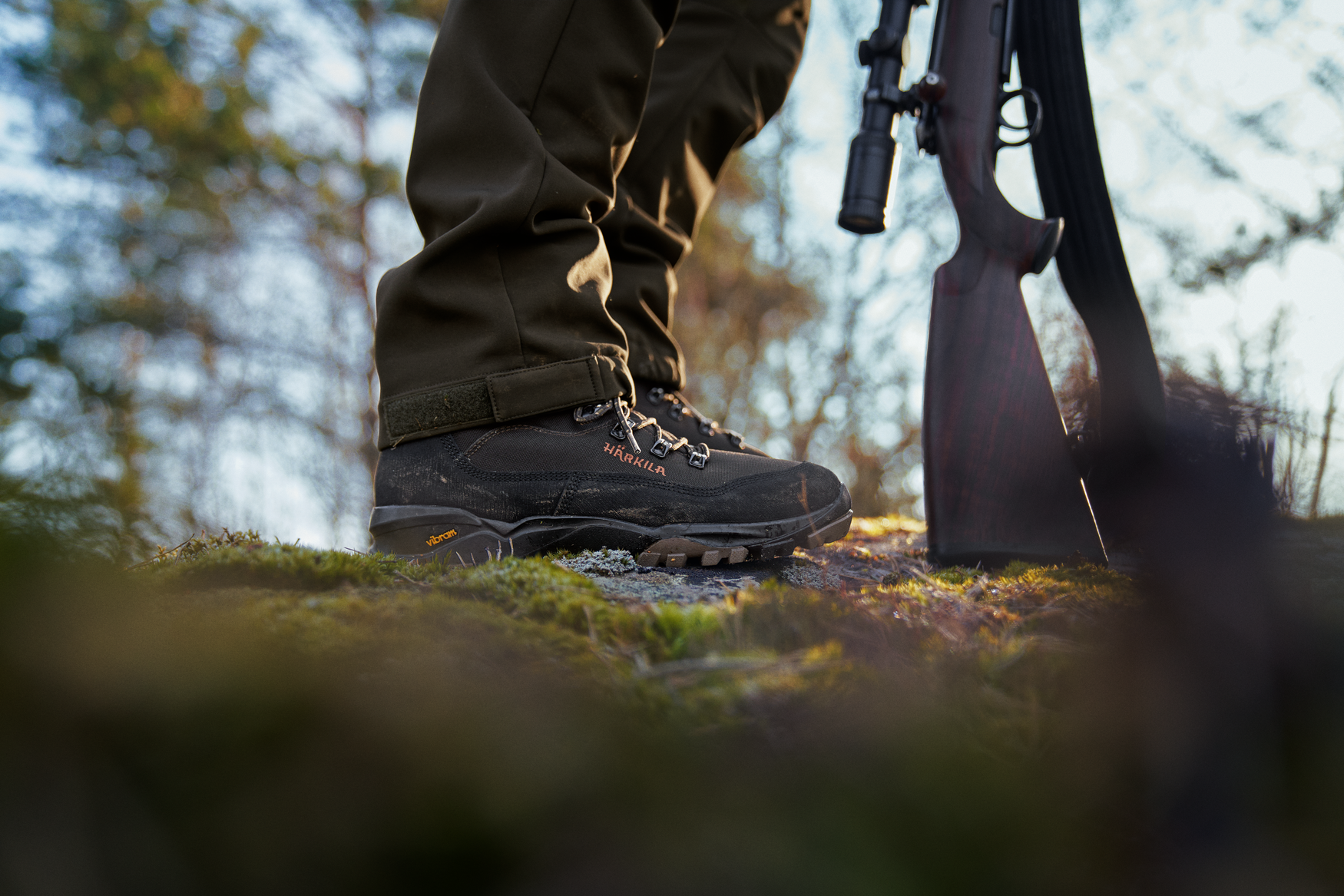 Bocanci Harkila Pro Hunter Light Mid, Gore-Tex, impermeabili, Shadow Brown