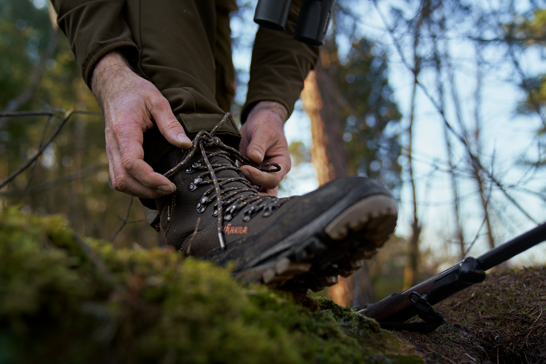 Bocanci Harkila Pro Hunter Light Mid, Gore-Tex, impermeabili, Shadow Brown