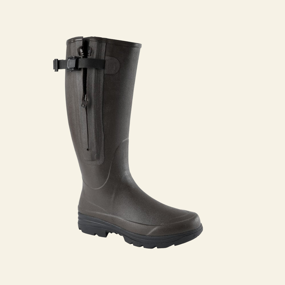 Cizme neopren cu fermoar si catarama Cardinal