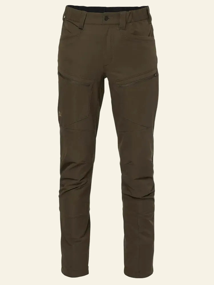 Pantaloni Alaska Chaser Ms Stretch Pants, Solid Brown