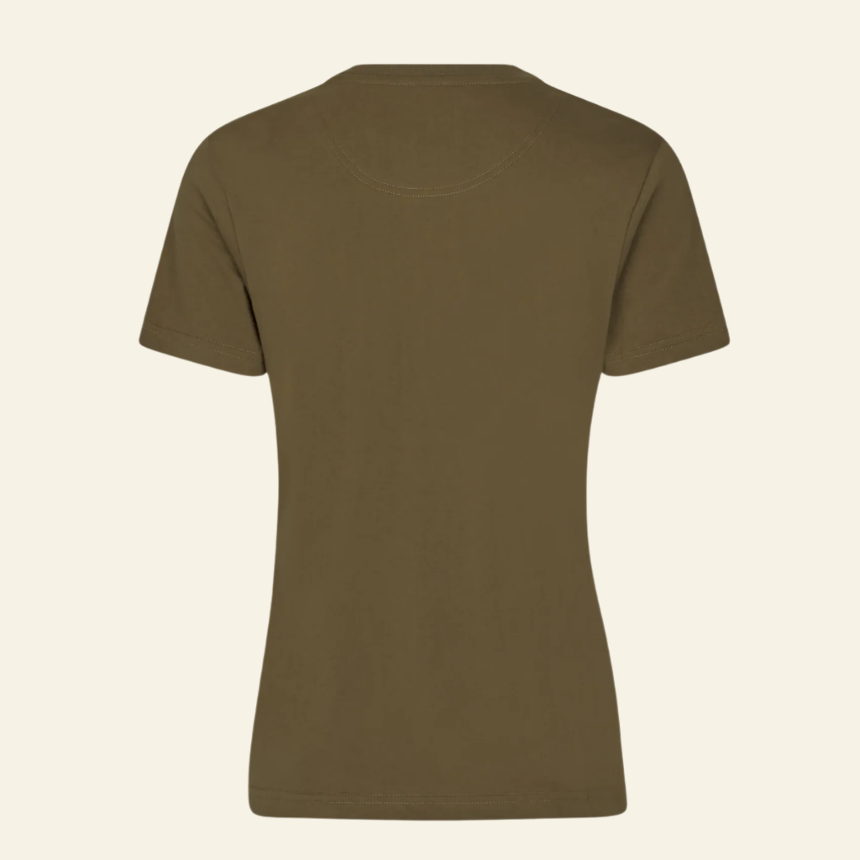 Tricou dama Seeland Deer On Line, Military Olive