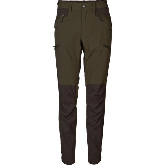 Pantaloni Seeland Dama Larch Stretch- Pine Green/Chocolate Torte