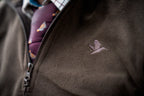 Fleece Seeland Benjamin Half Zip, Dark Brown