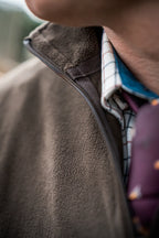 Fleece Seeland Benjamin Half Zip, Dark Brown