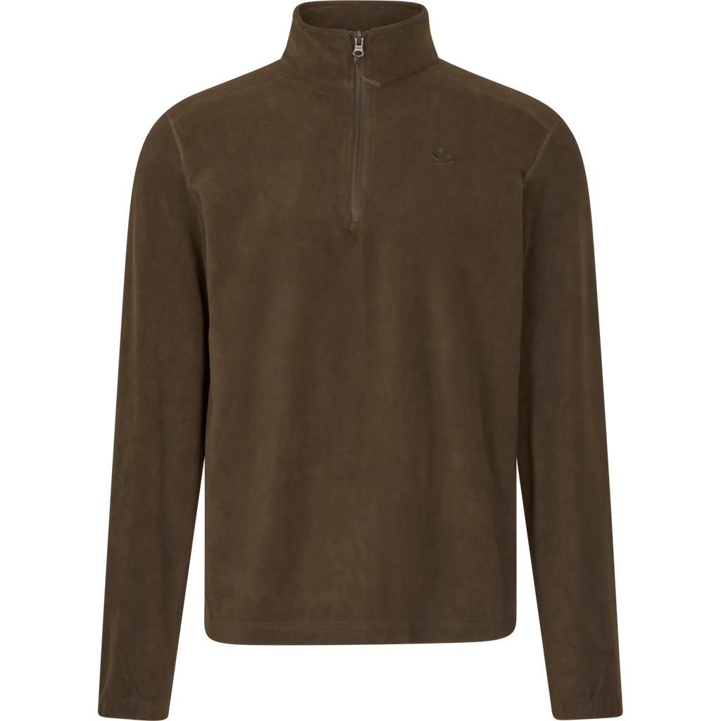 Fleece Seeland Benjamin Half Zip, Dark Brown