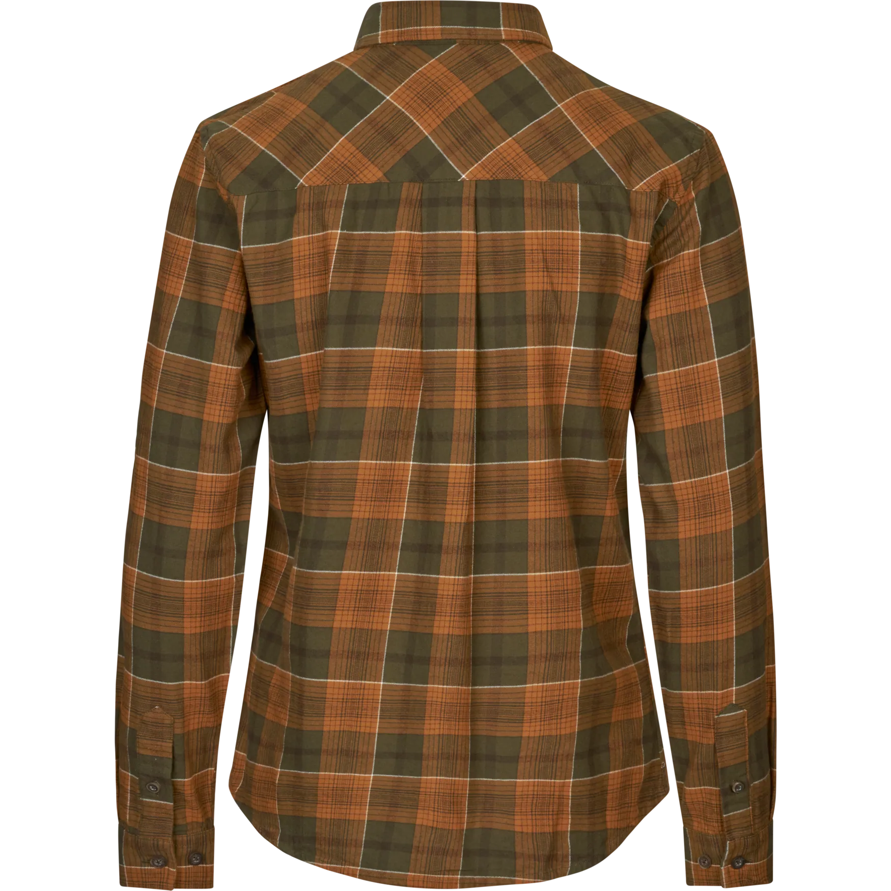 Camasa dama Seeland Skye Flannel, Grizzly Brown/Terracotta Check