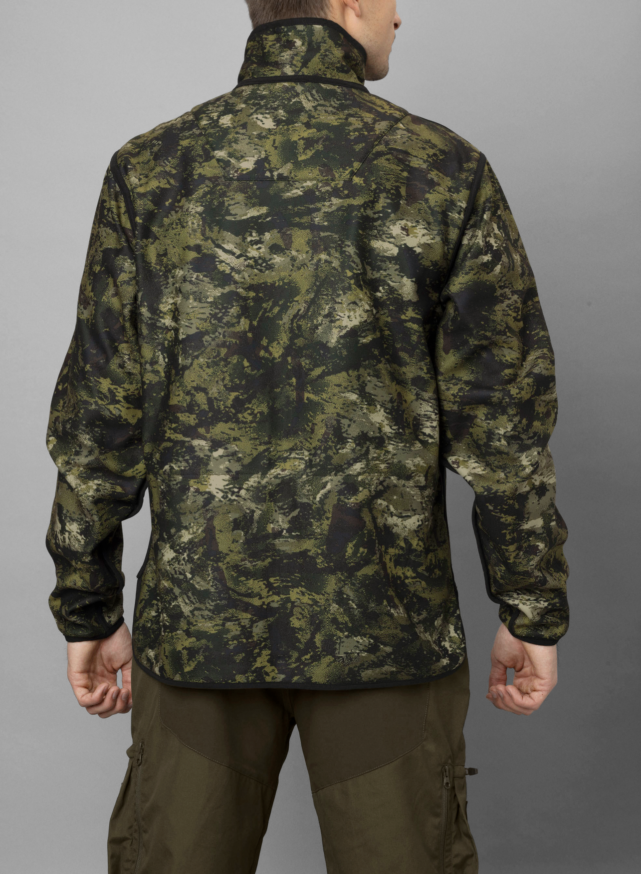 Jacheta fleece reversibila Seeland Rogue, membrana impermeabila, verde/camo