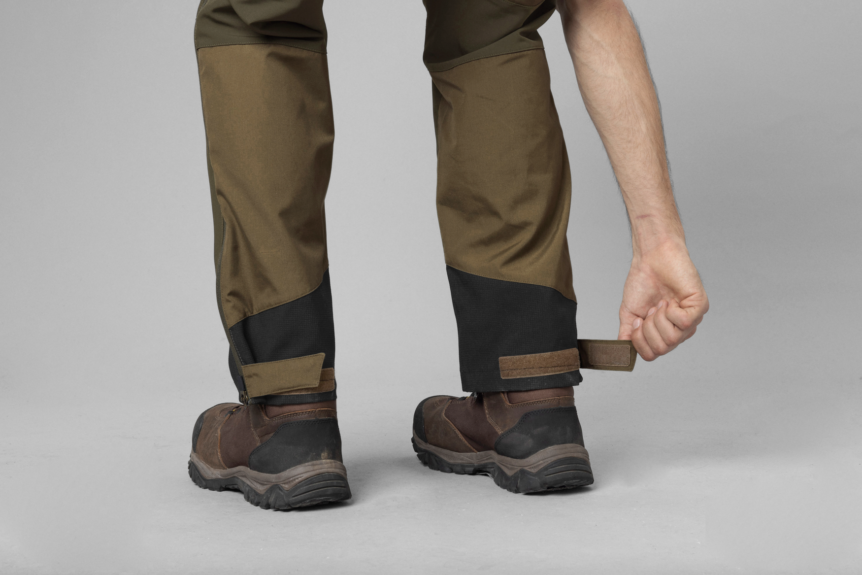 Pantaloni Seeland Hemlock, elastici si respirabili, Pine Green/Grizzly Brown