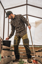 Pantaloni Seeland Hemlock, elastici si respirabili, Military Olive/Pine Green