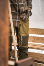 Pantaloni Seeland Hemlock, elastici si respirabili, Military Olive/Pine Green