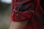 Camasa Seeland Glen Flannel Shirt Red check