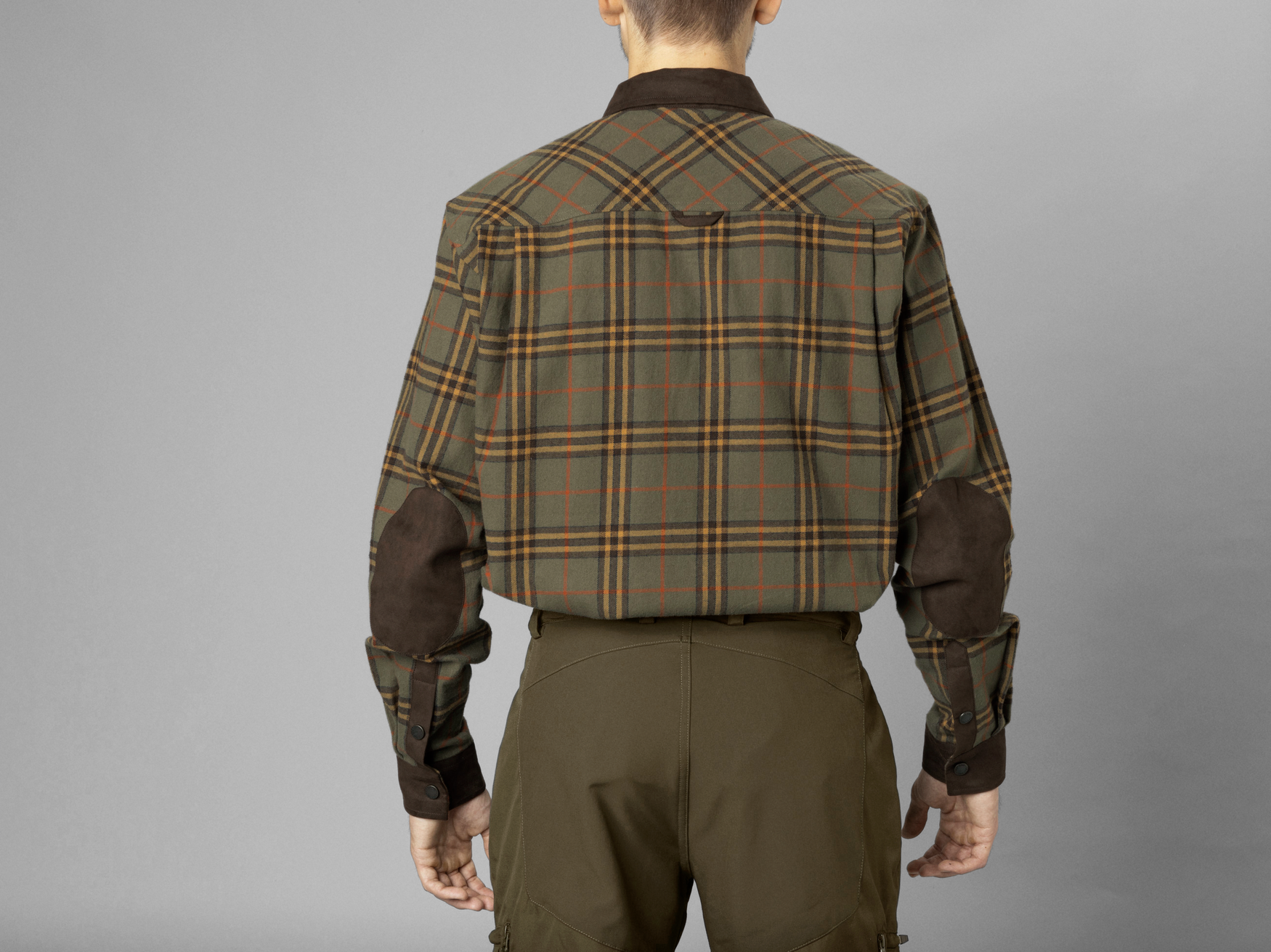 Camasa Seeland Banff, verde/maro