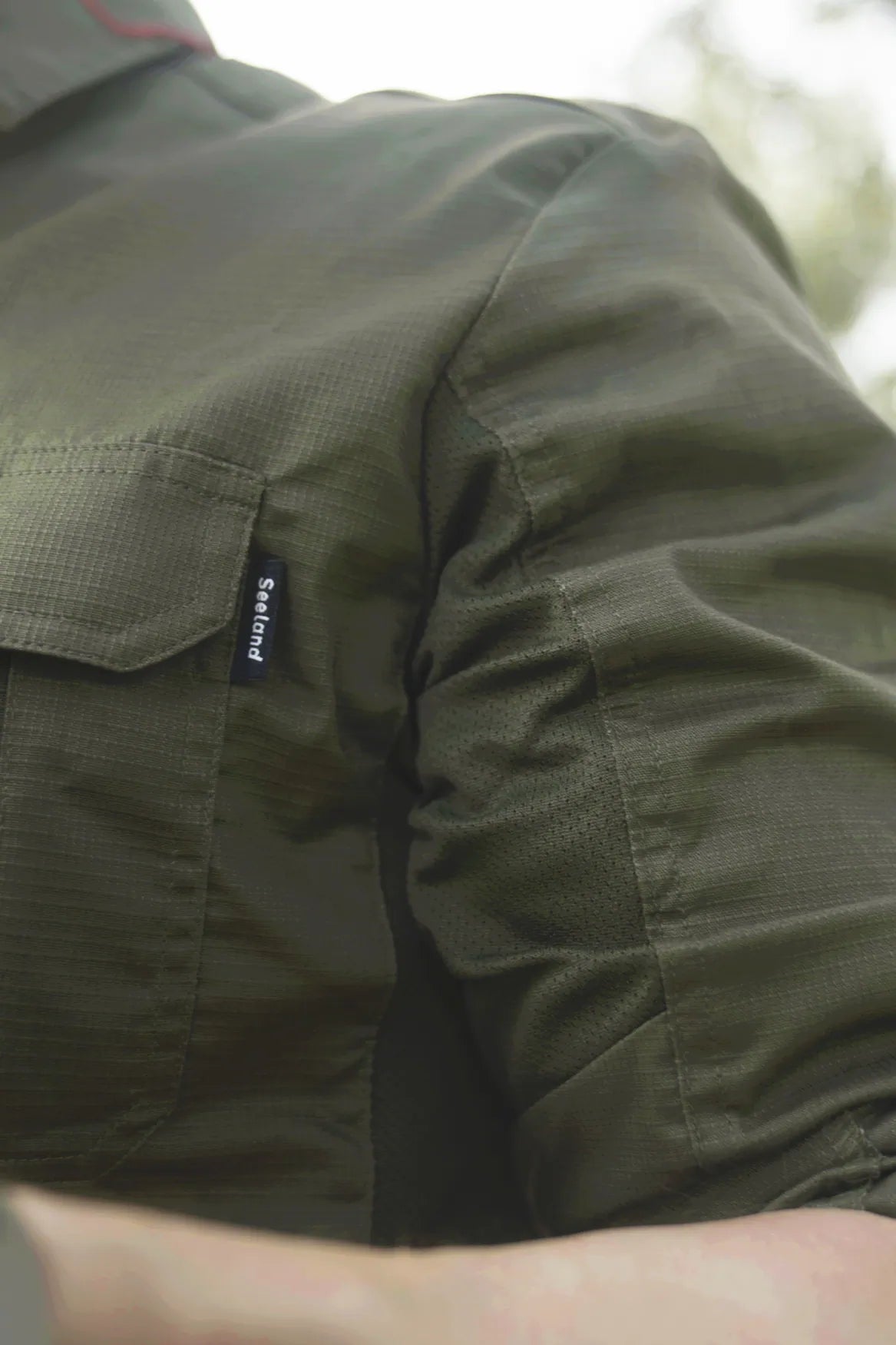 Camasa Seeland Selous, Grape Leaf, ripstop, ventilatie