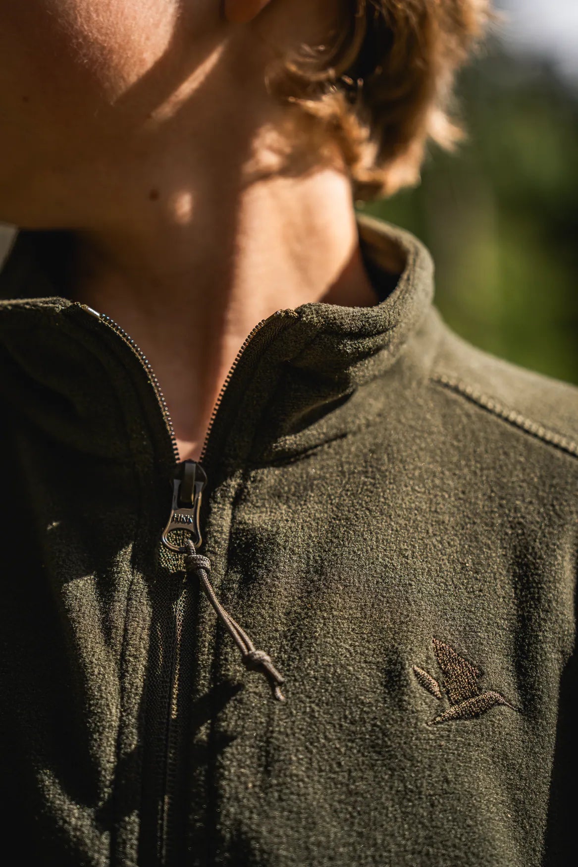 Bluza fleece pentru copii Seeland Benjamin Junior, Pine Green