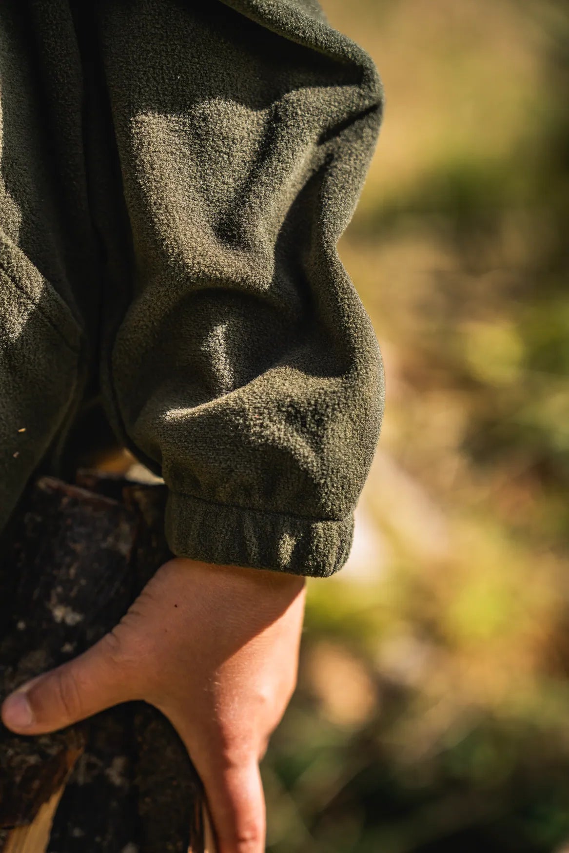 Bluza fleece pentru copii Seeland Benjamin Junior, Pine Green