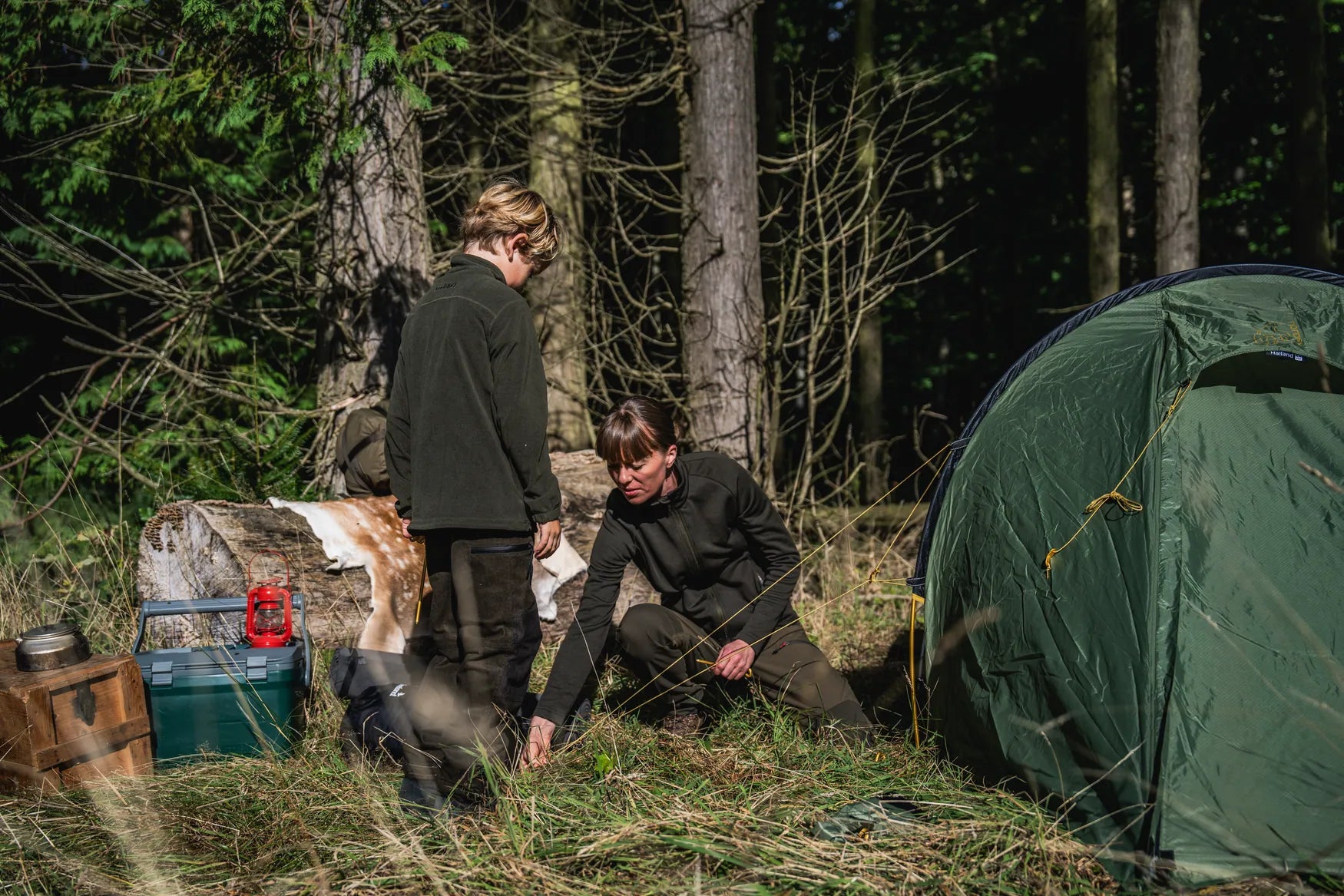 Jacheta fleece dama Seeland Tidal Tora, Pine Green