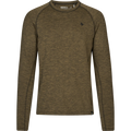 Tricou Seeland Peak, Military Olive Melange, cu maneca lunga