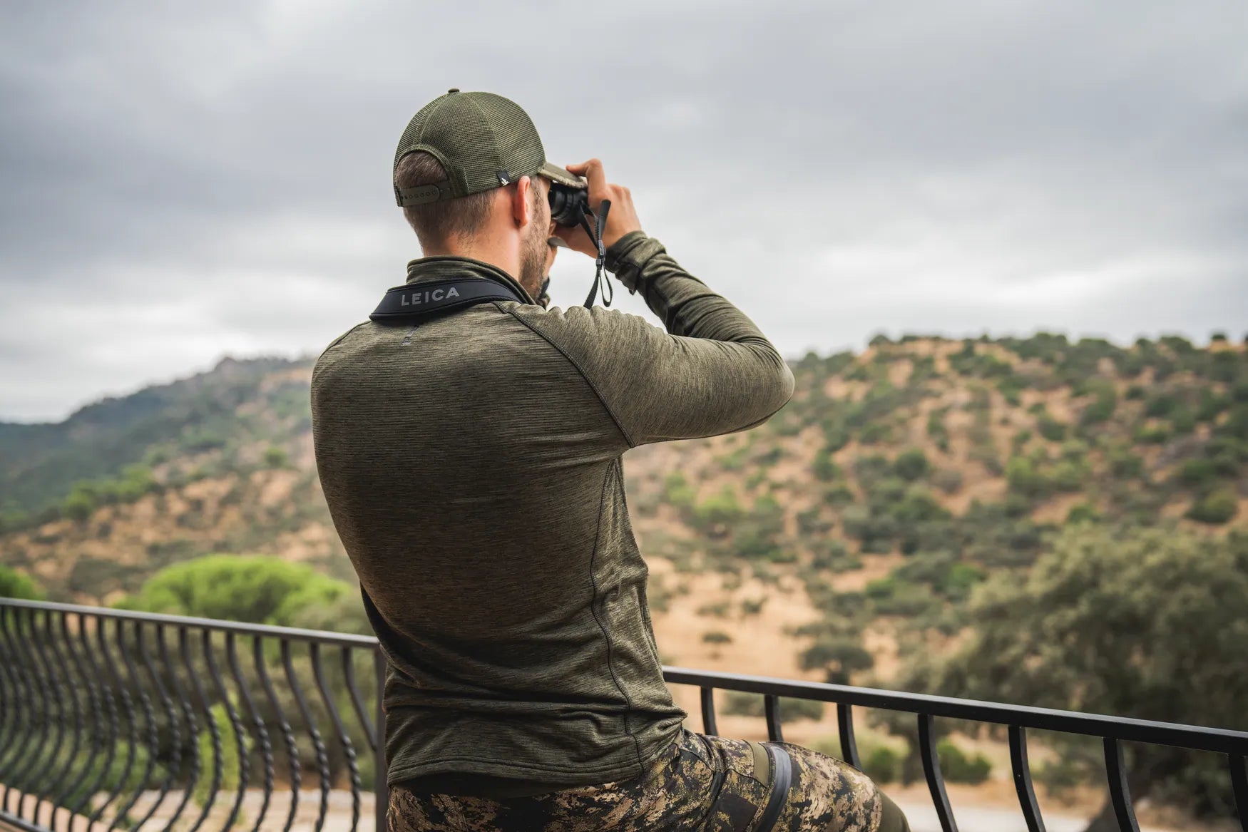 Bluza Seeland Peak Half Zip, Green Melange