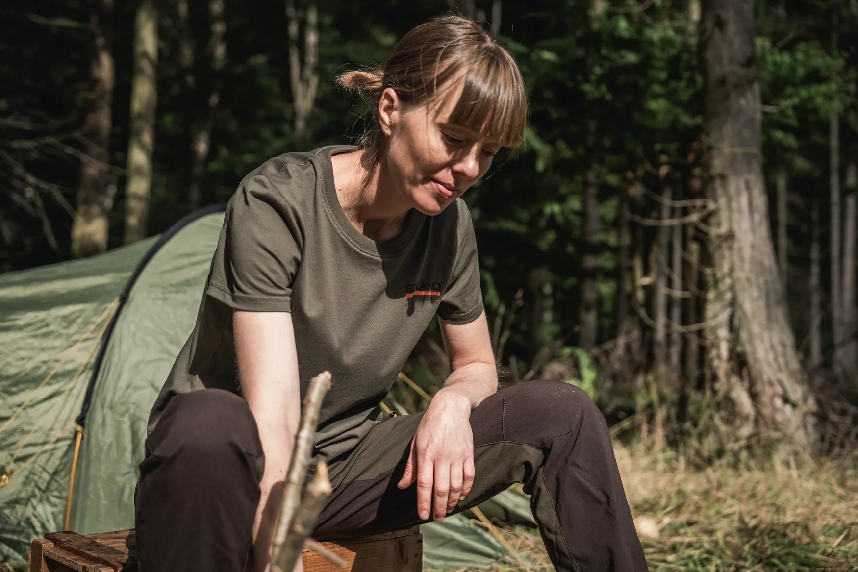 Tricou dama Seeland Leala, Grape Leaf