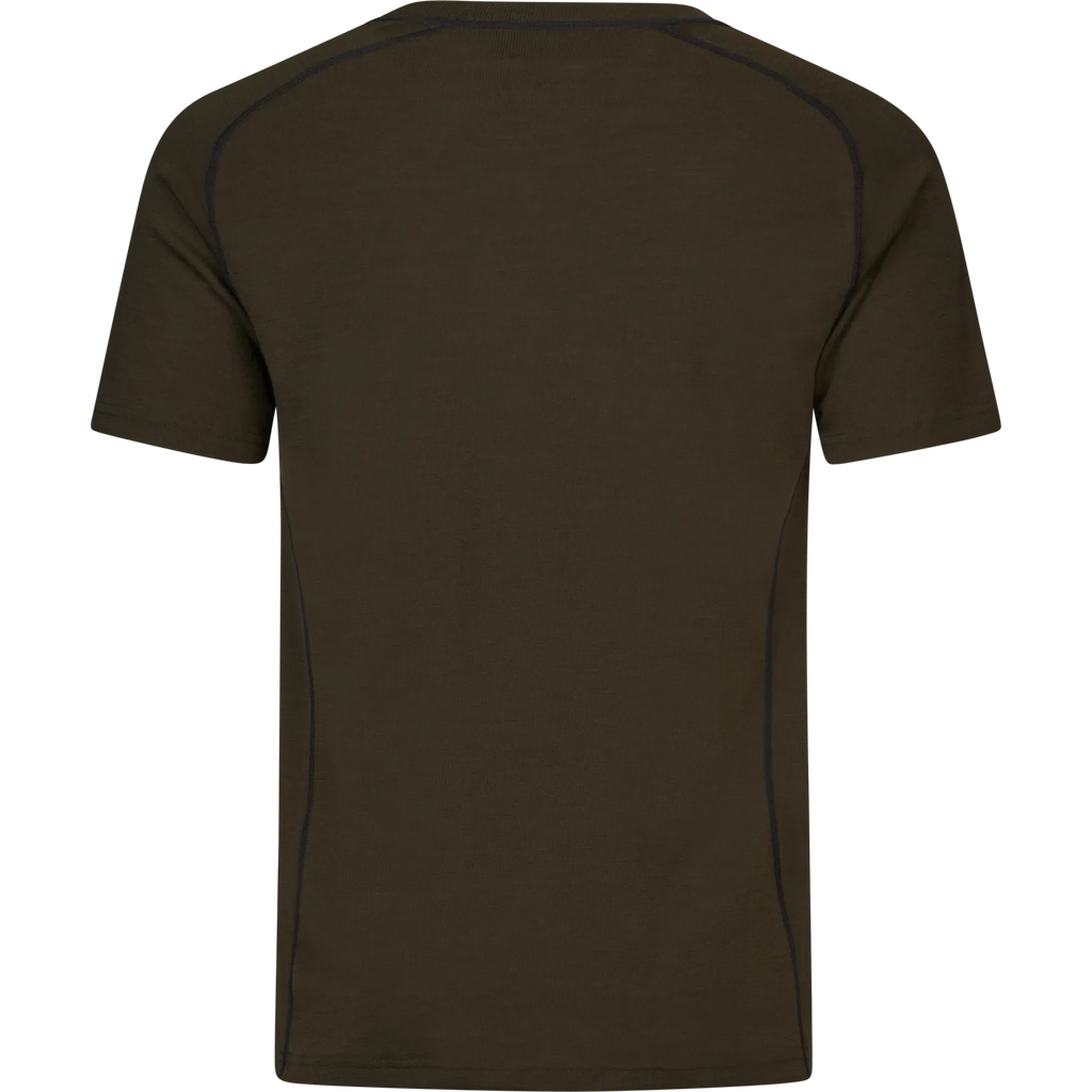 Tricou Seeland Apex Merino, Pine Green