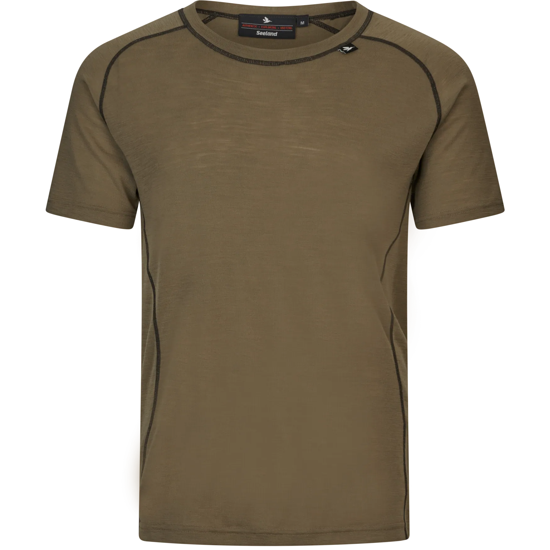 Tricou Seeland Apex Merino, Covert Green