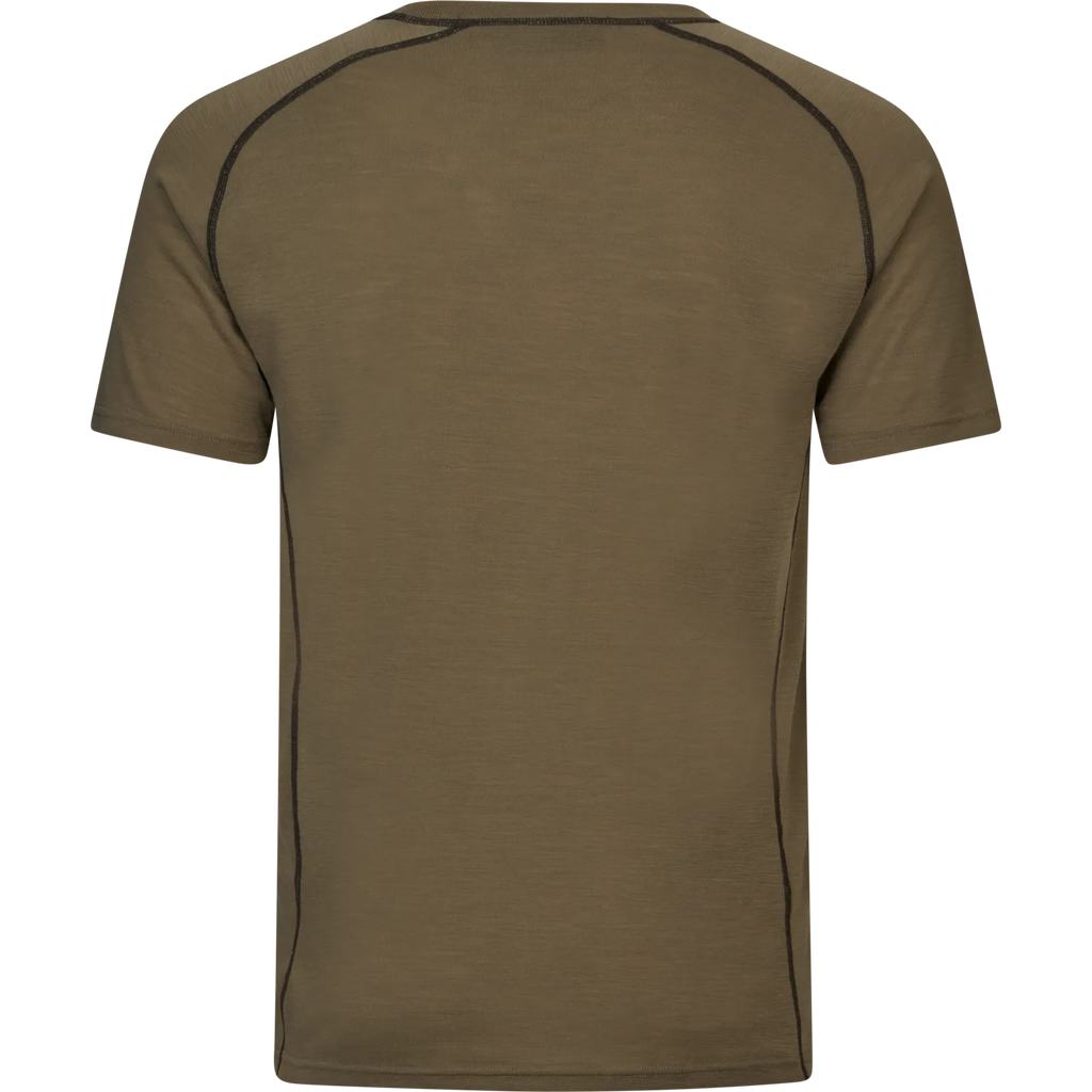 Tricou Seeland Apex Merino, Covert Green
