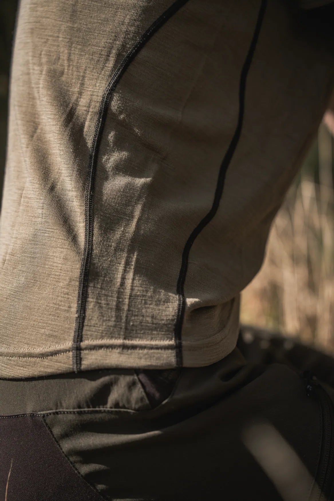 Tricou dama Seeland Apex Aia Merino, Covert Green