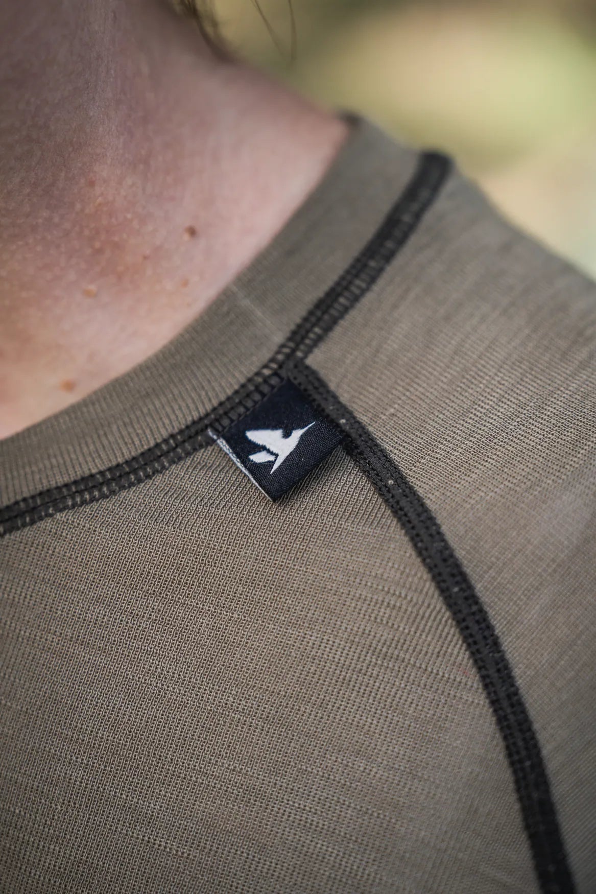 Tricou dama Seeland Apex Aia Merino, Covert Green