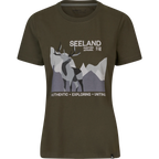 Tricou dama Seeland Sadie, Pine Green