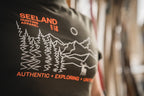Tricou Seeland Landscape, Pine Green