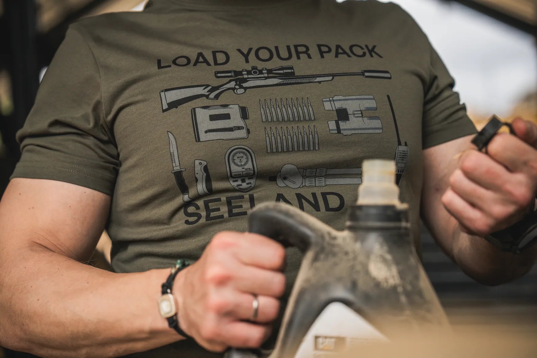 Tricou Seeland Packing, Grape Leaf