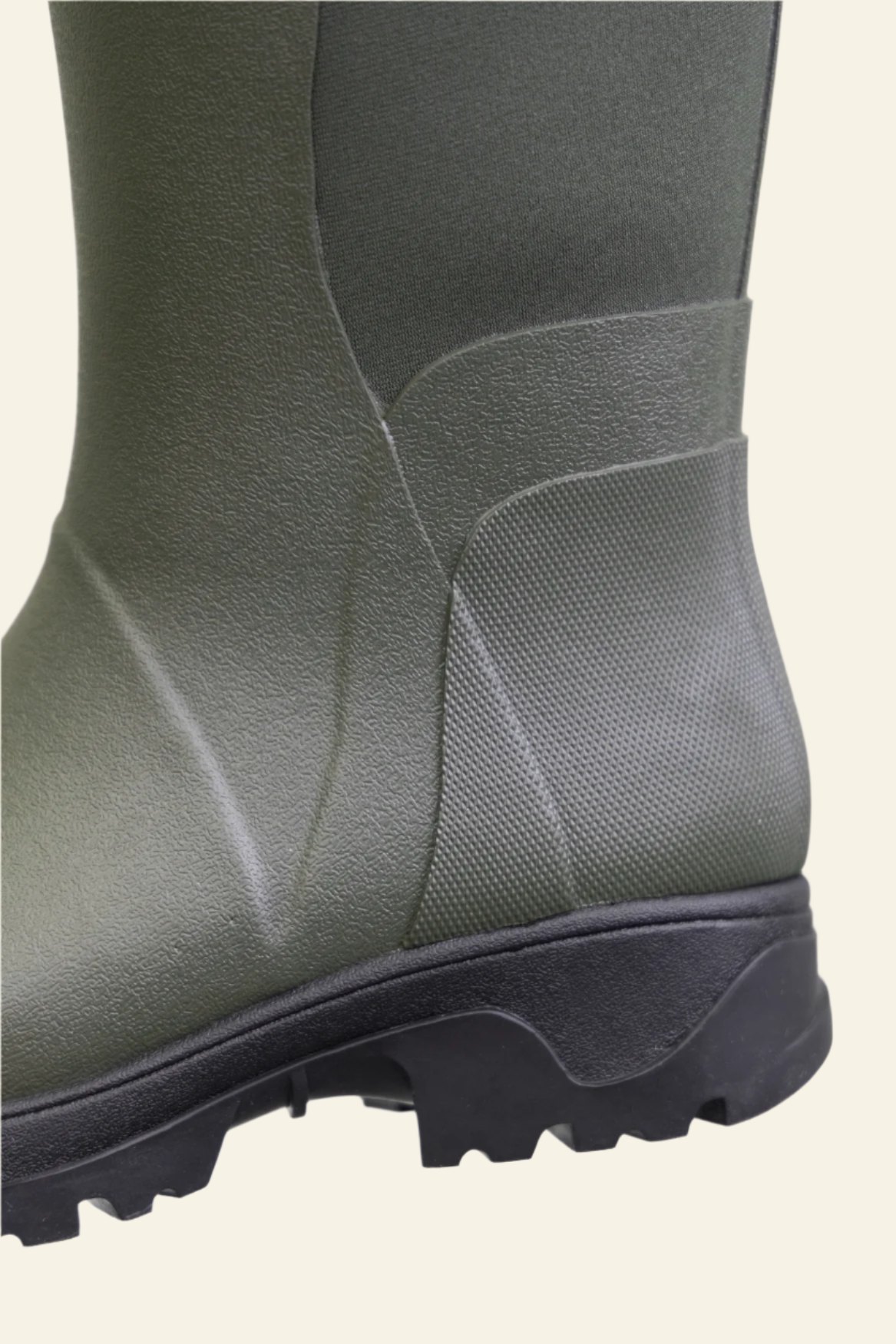 Cizme dama Seeland Hillside Flex Women, Pine Green, cu neopren, material flexibil pe picior