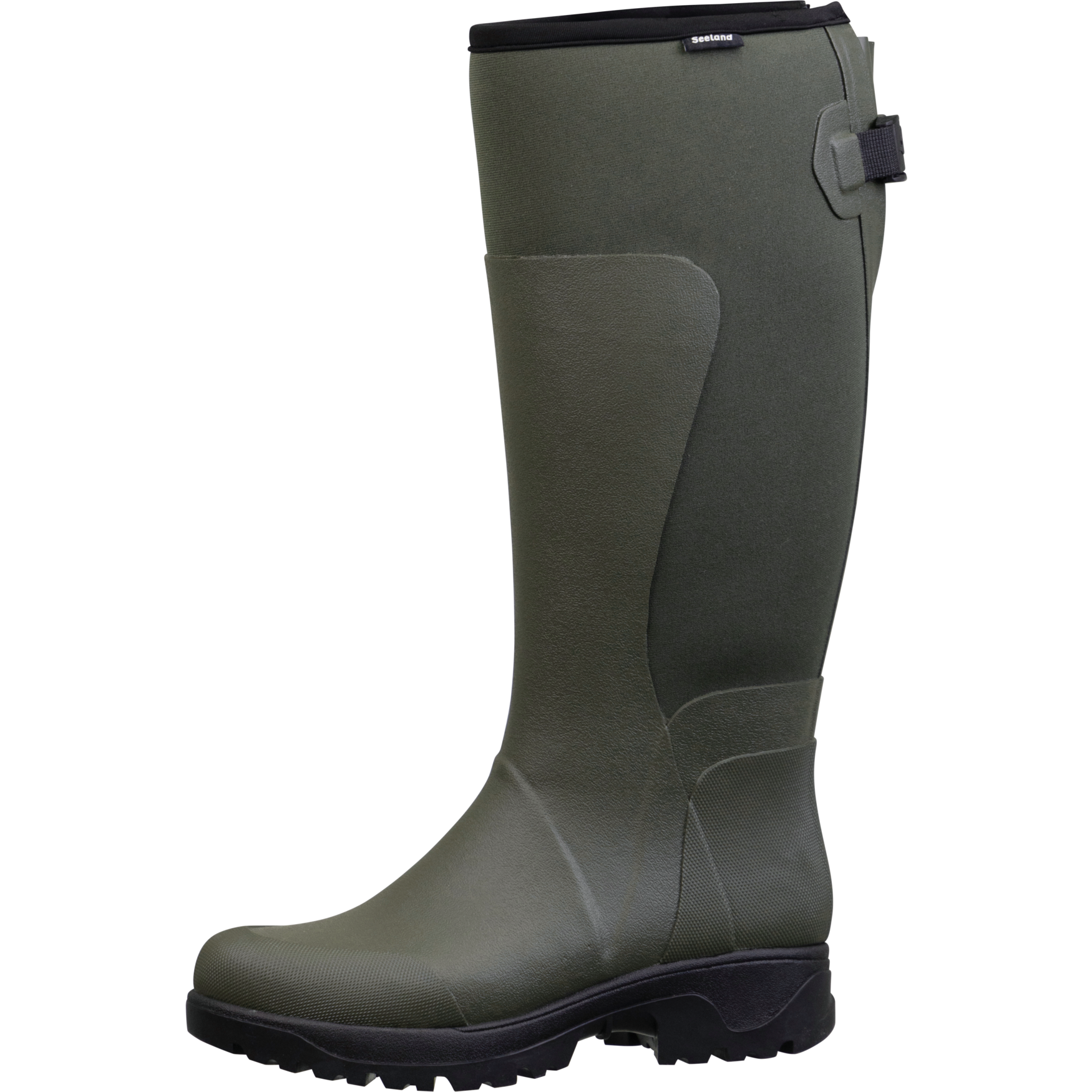 Cizme dama Seeland Hillside Flex Women, Pine Green, cu neopren, material flexibil pe picior