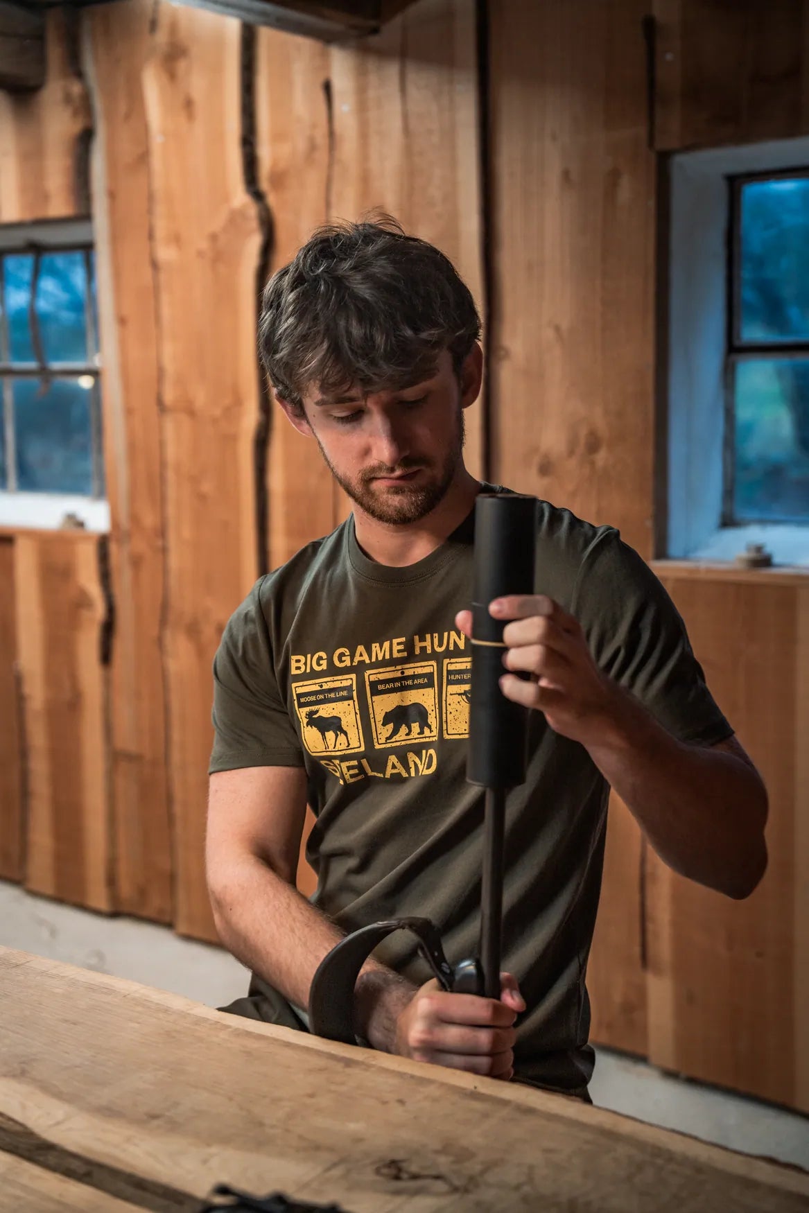 Tricou Seeland Caution, Grape Leaf