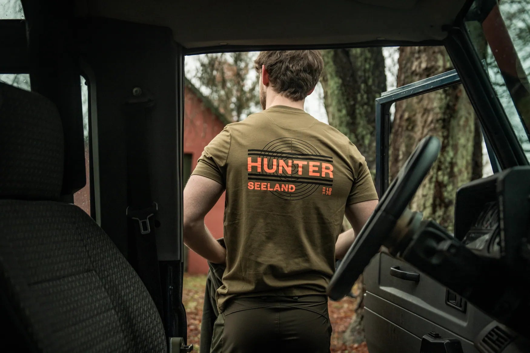 Tricou Seeland On Point, Military Olive