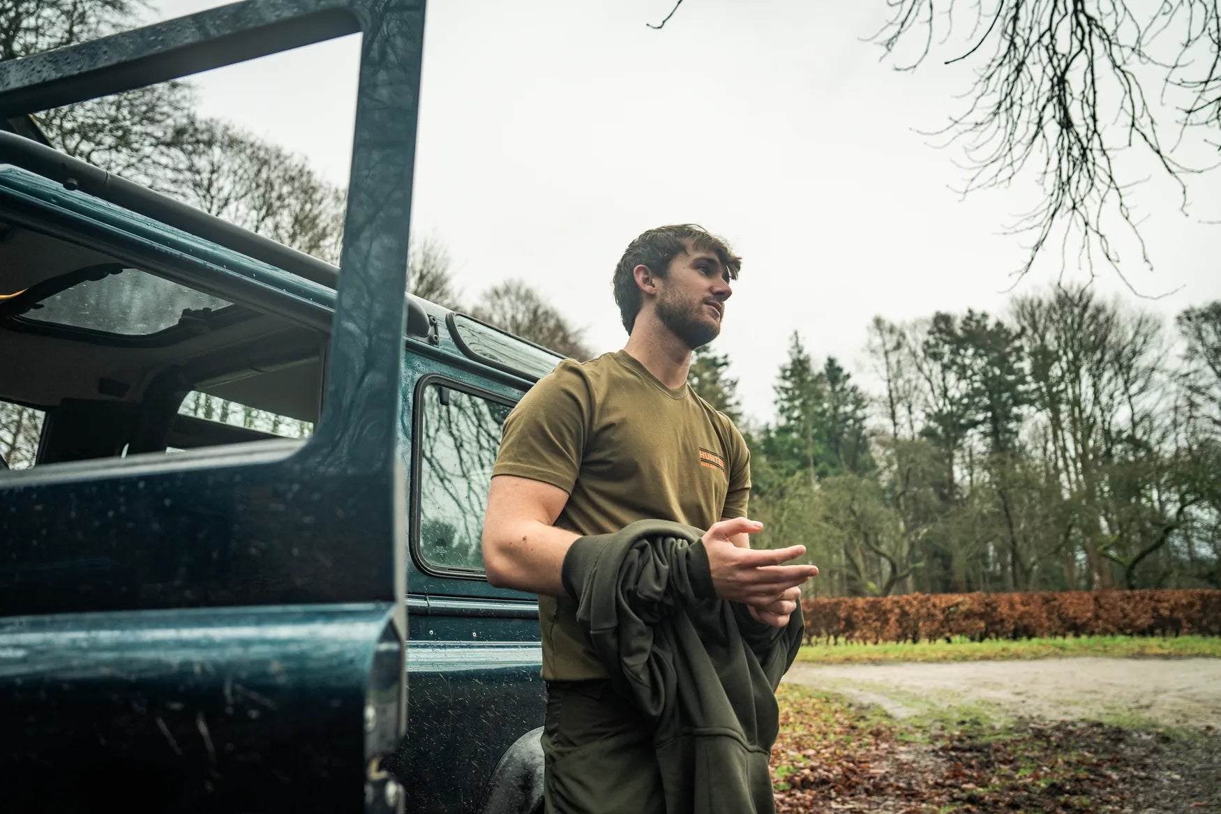 Tricou Seeland On Point, Military Olive