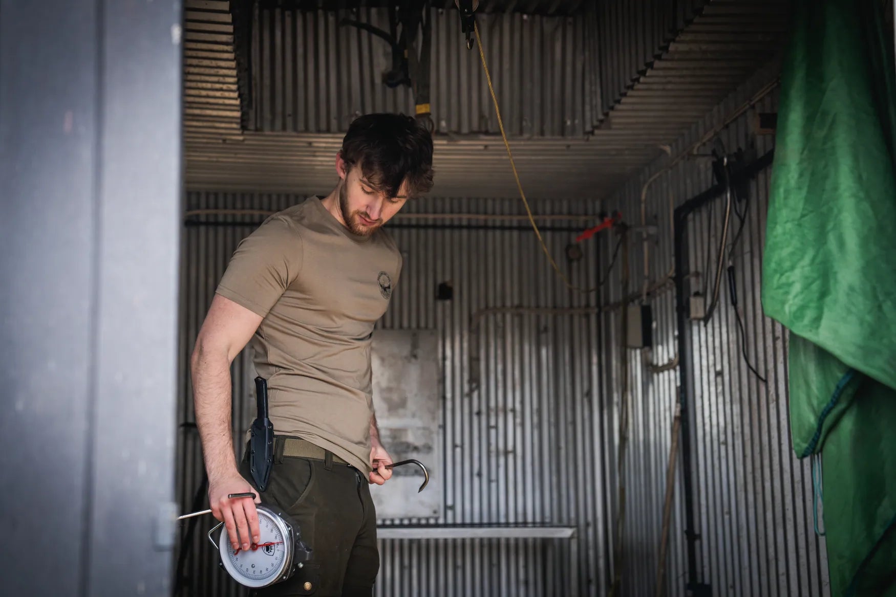 Tricou Seeland Hunting Landscape, Covert Green