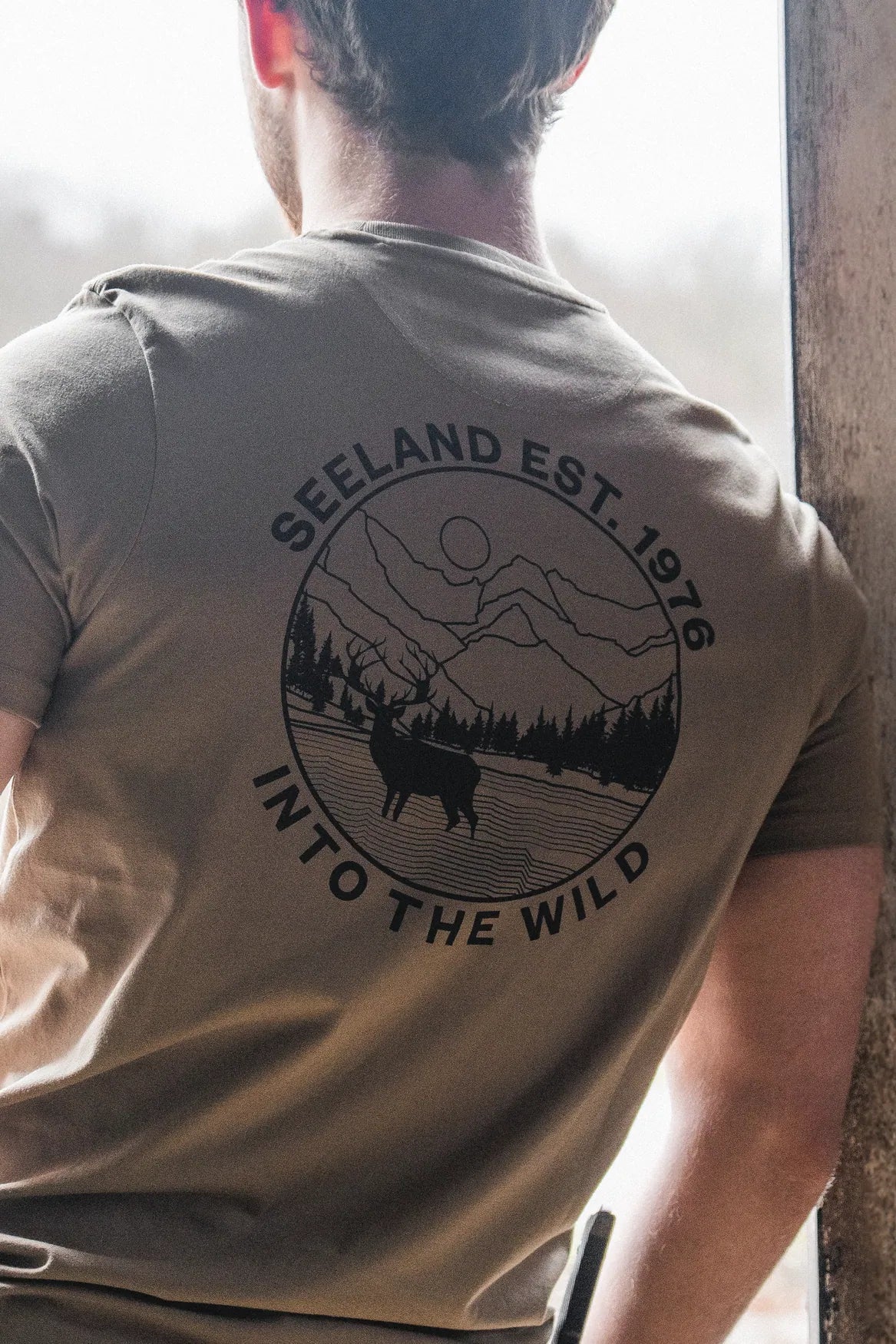 Tricou Seeland Hunting Landscape, Covert Green