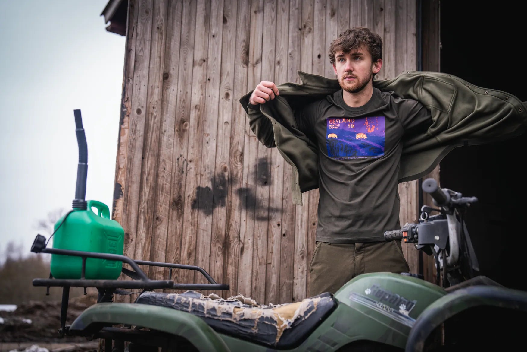 Tricou Seeland Thermal Pine Green