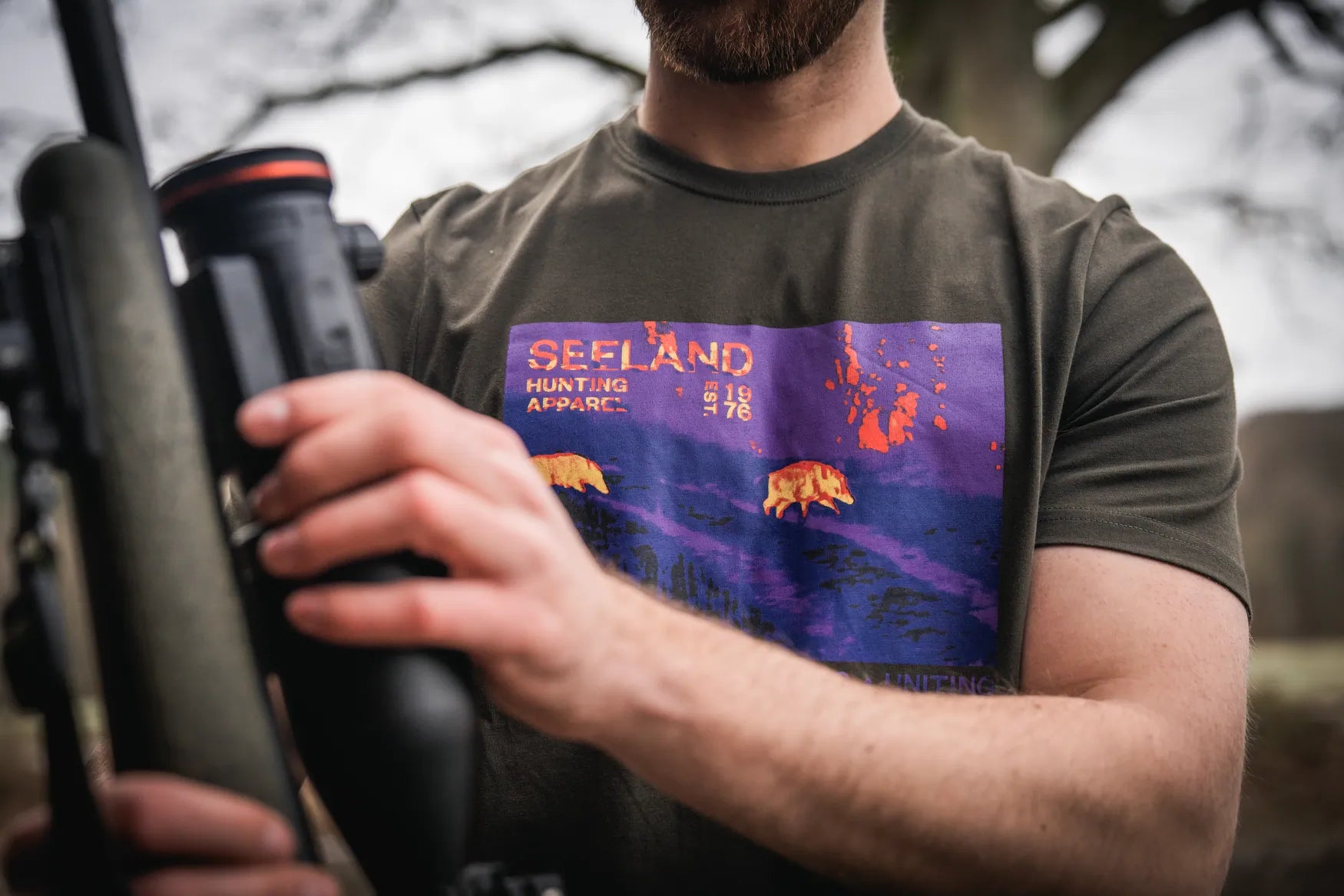 Tricou Seeland Thermal Pine Green