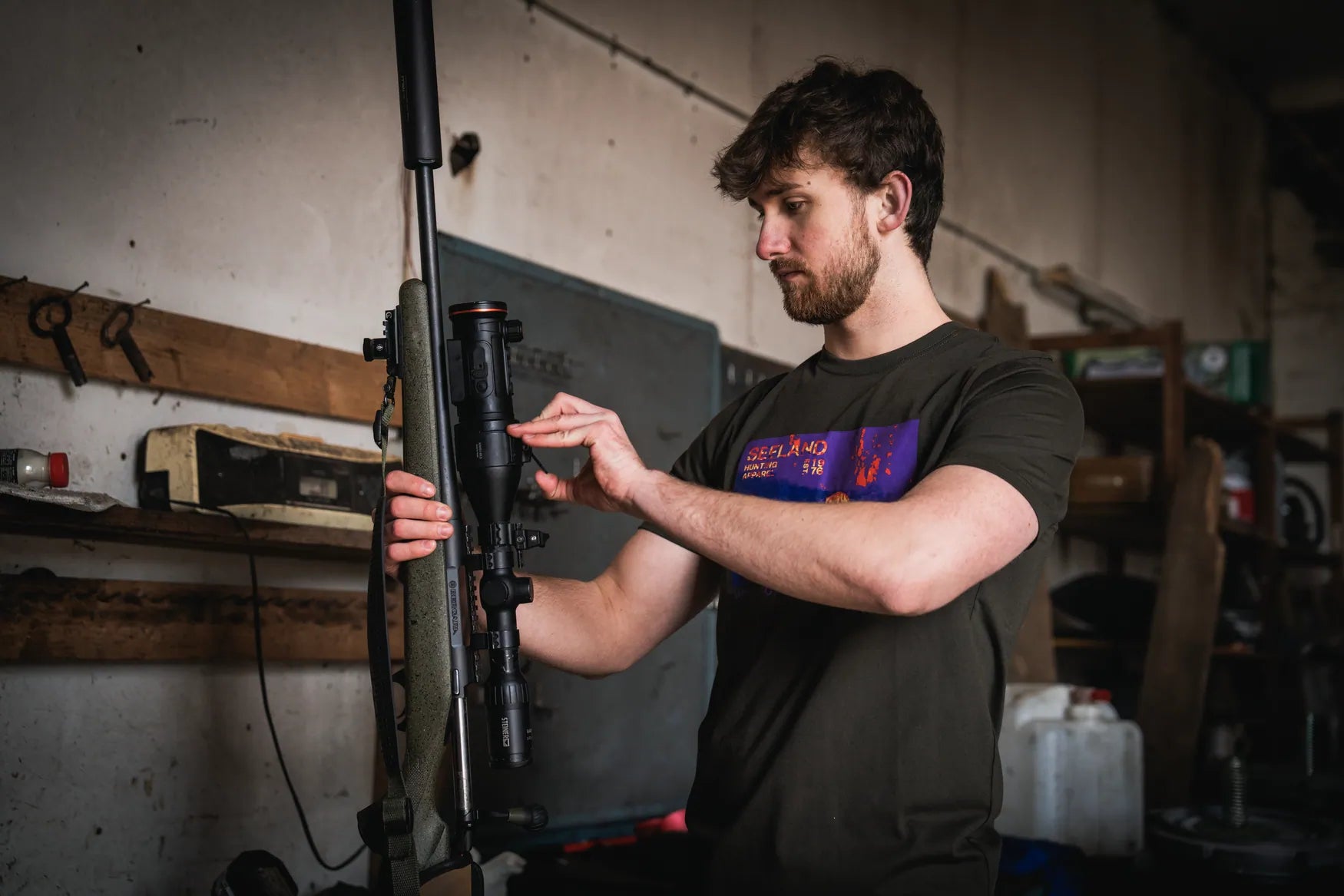 Tricou Seeland Thermal Pine Green