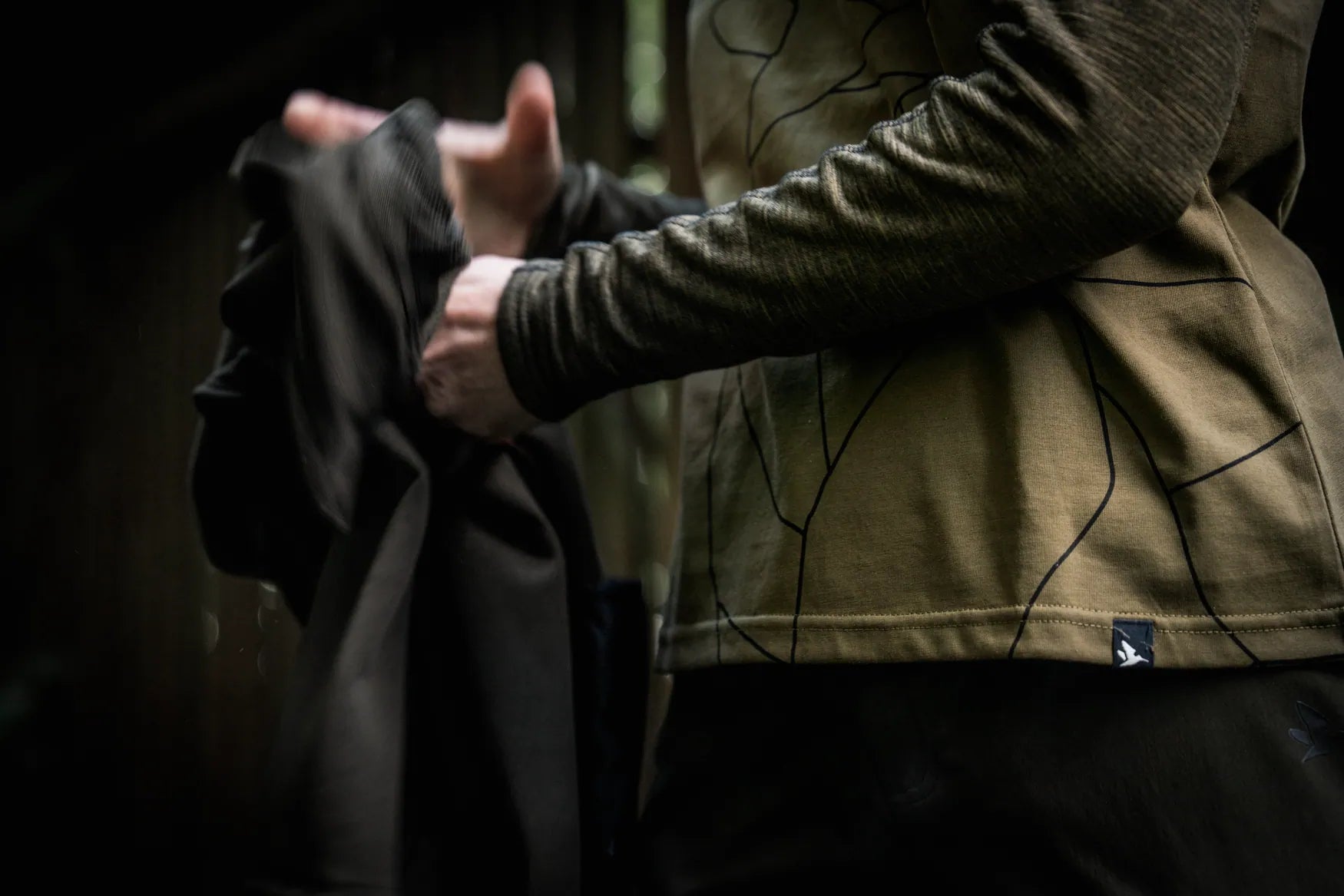 Tricou dama Seeland Deer On Line, Military Olive