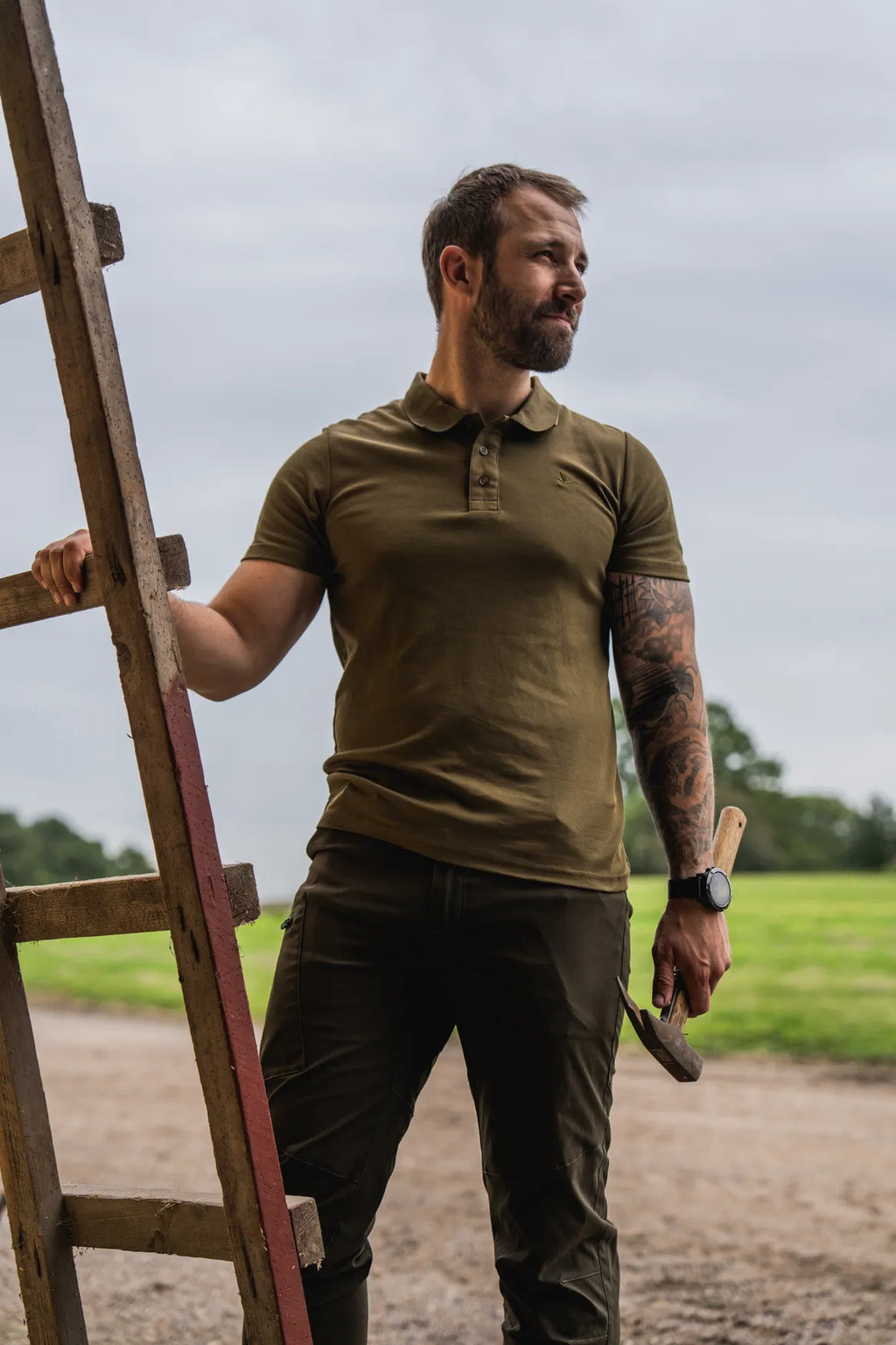 Tricou Polo Seeland Pembroke Polo Shirt Military Olive