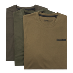 Pack 3 tricouri Seeland Pine Green/Military Olive/Grape Leaf