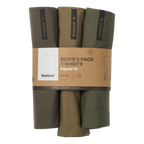 Pack 3 tricouri Seeland Pine Green/Military Olive/Grape Leaf