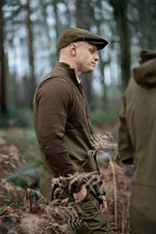 Jerseu Seeland Pine Half Zip Sweater Dark Brown-